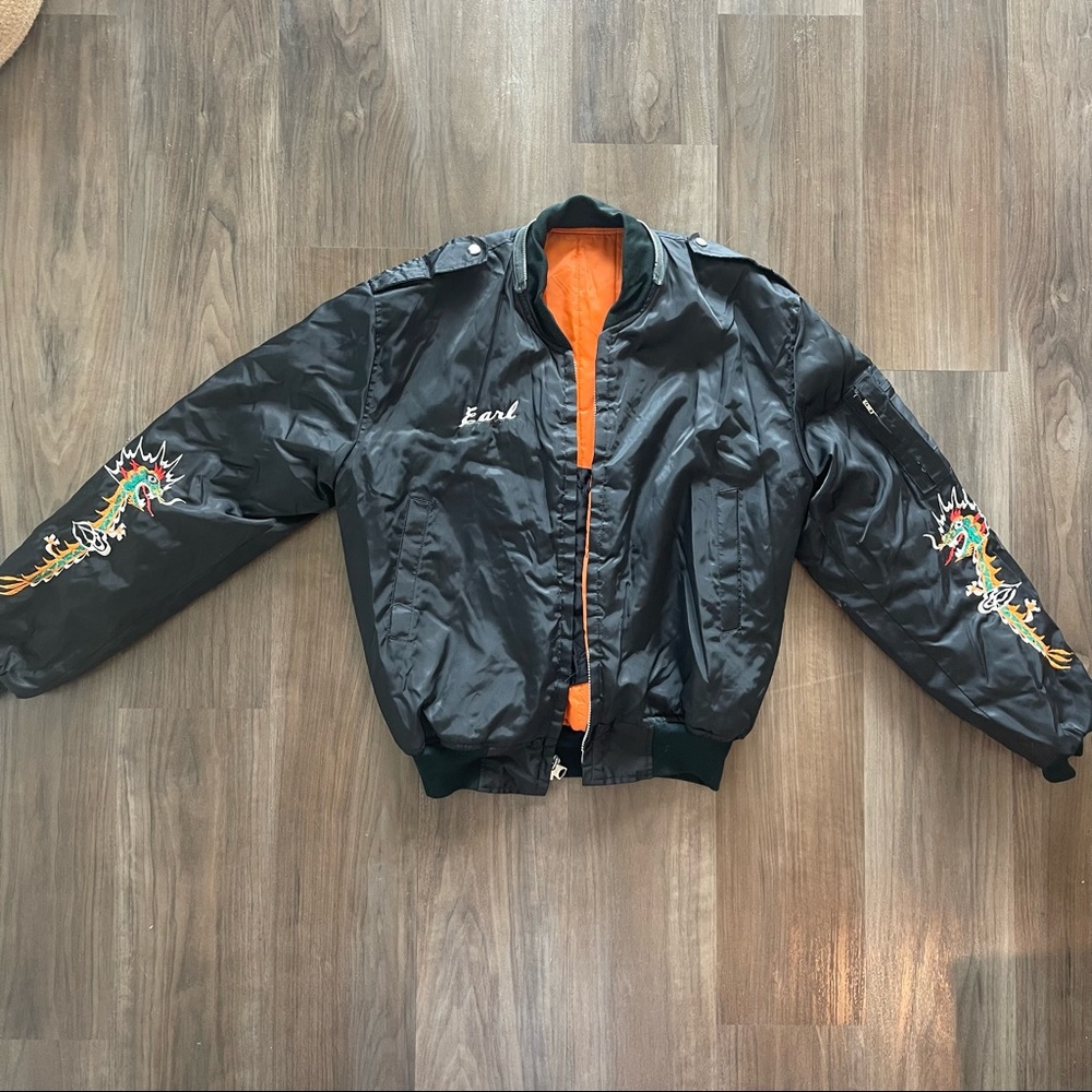Reformation vintage bomber jacket